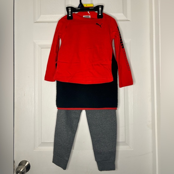 PUMA Kids' 3-piece Vest Set, Size 5 - Picture 2 of 5